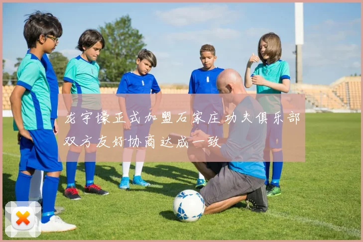 龙宇壕正式加盟石家庄功夫俱乐部双方友好协商达成一致