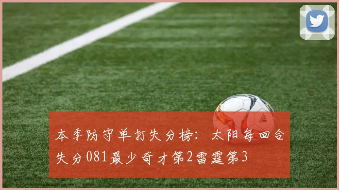 本季防守单打失分榜：太阳每回合失分081最少奇才第2雷霆第3